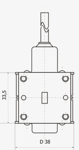 russisches Impulsmagnetron MI-486, russisch МИ-486