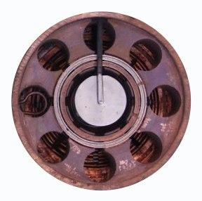 russisches Magnetron MI-168-1, russisch МИ-168-1