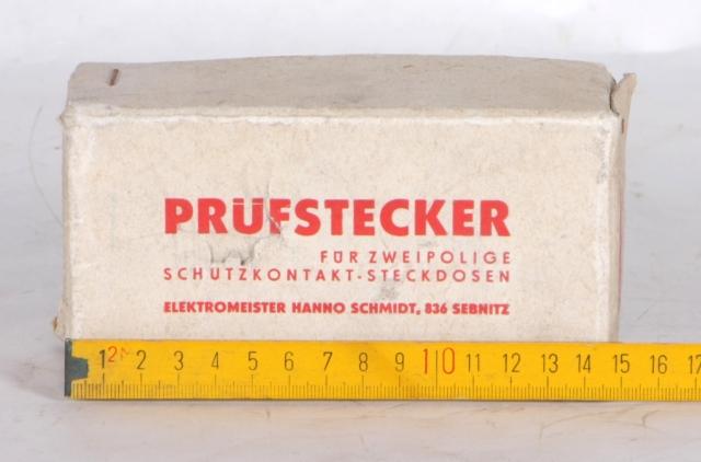 Prüfstecker Typ PSPK Hanno Schmidt Sebnitz 1977 DDR